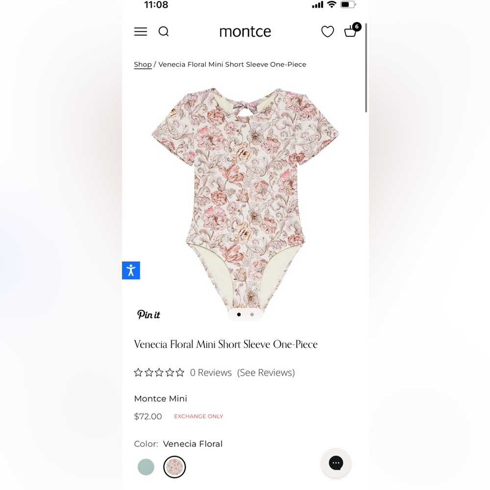 Montce mini swimsuit with matching mommy one piece!
